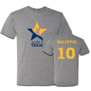 Alex's Team Adult T-Shirt (Grey)
