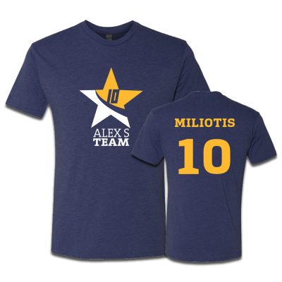 Alex's Team Adult T-Shirt (Blue)